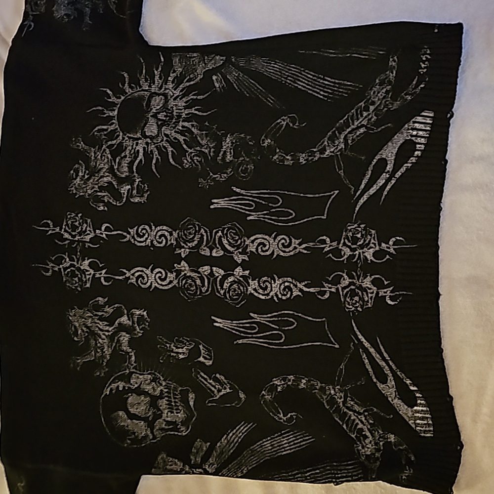 Black Satinic Sweater